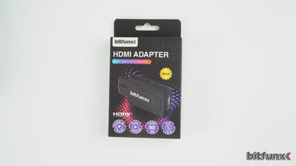 Bitfunx Mini HDMI -sovitin N64:lle / SNES:lle / GameCubelle